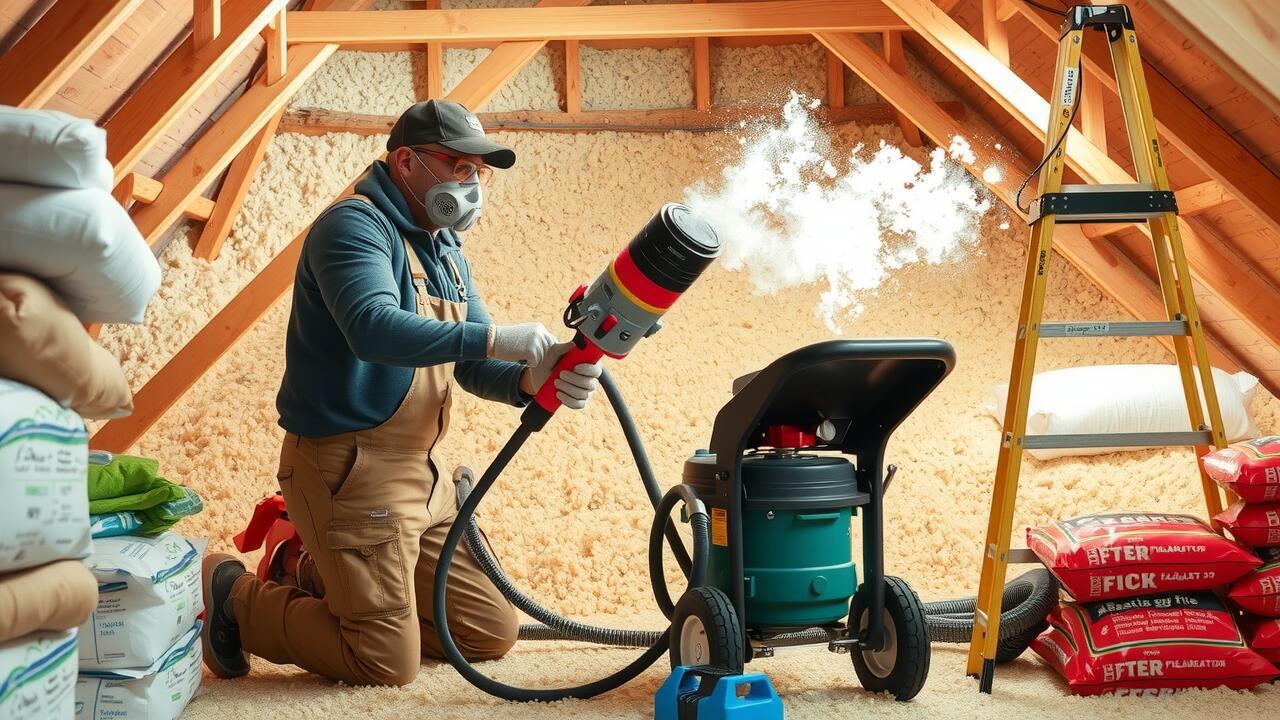 What are some of the problems with blown-in insulation?