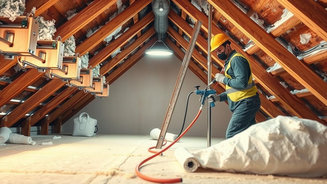 Where not to put loft insulation?